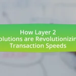 How Layer 2 Solutions are Revolutionizing Transaction Speeds