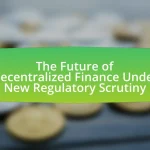 The Future of Decentralized Finance Under New Regulatory Scrutiny