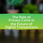 The Role of Privacy Coins in the Future of Digital Transactions