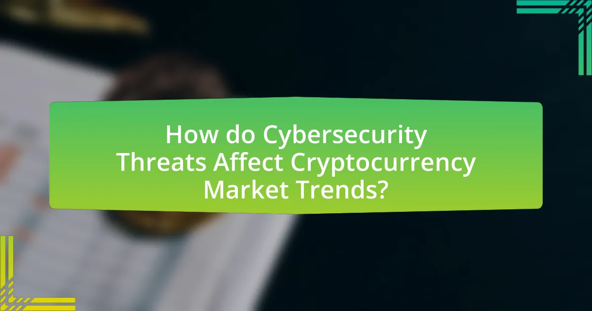 How do Cybersecurity Threats Affect Cryptocurrency Market Trends?