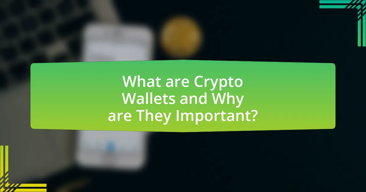 What are Crypto Wallets and Why are They Important?